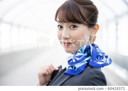 Airport ground staff portrait Airport ground staff portrait 60428371