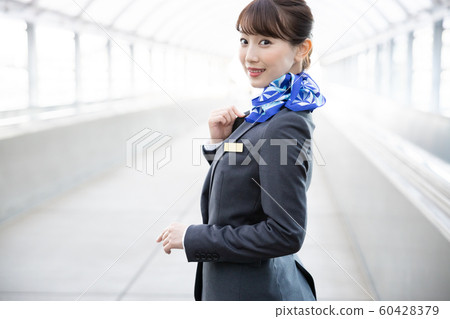 Airport ground staff portrait 60428379