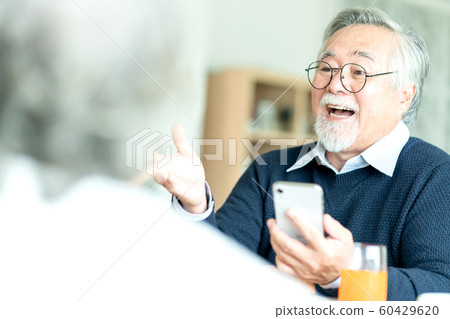 Senior lifestyle smartphone Senior lifestyle smartphone 60429620