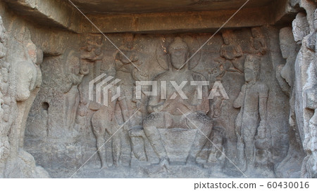 印度旅行1912：令人印象深刻的埃洛拉石窟寺1912 60430016