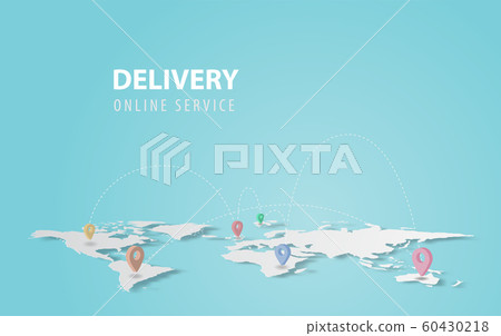 Smartphone technology application.Delivery service 60430218
