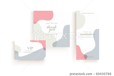 Simple invitation frame, abstract background 60430788