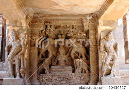 Indian Travel 1912: Impressive Ellora Caves Temple 1912 60430817