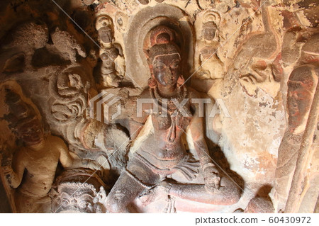 Indian Travel 1912: Impressive Ellora Caves Temple 1912 60430972