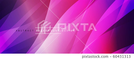 Dynamic trendy simple fluid color gradient abstract background with line effects. Vector Illustration For Wallpaper, Banner, Background, Card, Book Illustration, landing page 60431313