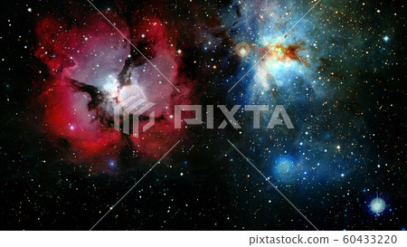 Astronomical scientific background, nebula and 60433220
