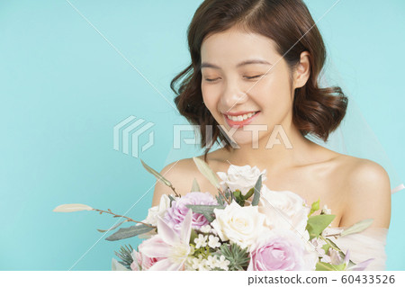 女性新娘圖像顏色後面 女性新娘圖像顏色後面 60433526