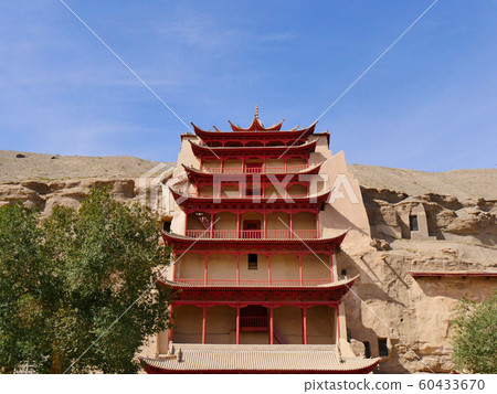 莫高窟的九層塔樓（中國，kai市） 60433670