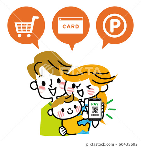 Cashless PAY family point smile 60435692