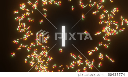 Number 1 seconds surrounded by stars Number 1 seconds surrounded by stars 60435774