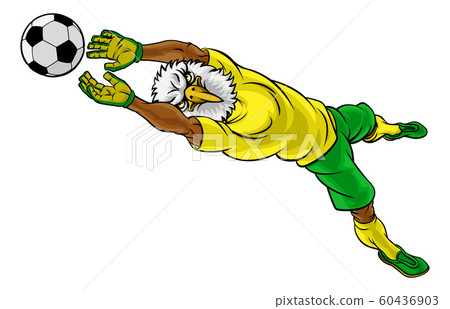 Eagle Soccer Football Player Animal Sports Mascot Eagle Soccer Football Player Animal Sports Mascot 60436903