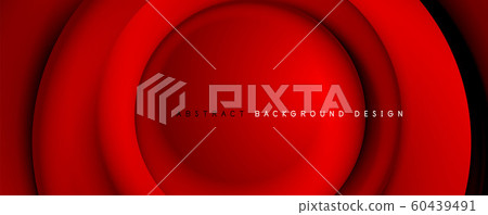 Vector 3d style abstract swirl circles, modern techno digital trendy abstract background. Vector Illustration For Wallpaper, Banner, Background, Card, Book Illustration, landing page 60439491