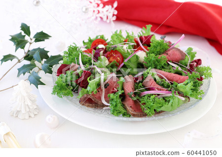 Roast beef salad Christmas Roast beef salad Christmas 60441050