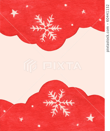 Snow flake and star in red sky winter season background. Snow flake and star in red sky winter season background. 60441132