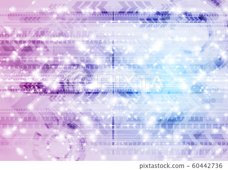 Technology sparkling shiny abstract blue purple Technology sparkling shiny abstract blue purple 60442736