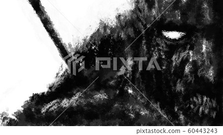 Zombie with an arrow sticking out of it. Zombie with an arrow sticking out of it. 60443243