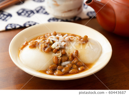 Natto rice cake, traditional Japanese food, Omochi Marutake 60443687