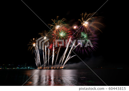 Fireworks light up the sky Fireworks light up the sky 60443815