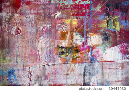 Painting Artistic bright color oil paint... - Stock Illustration [60443980]  - PIXTA