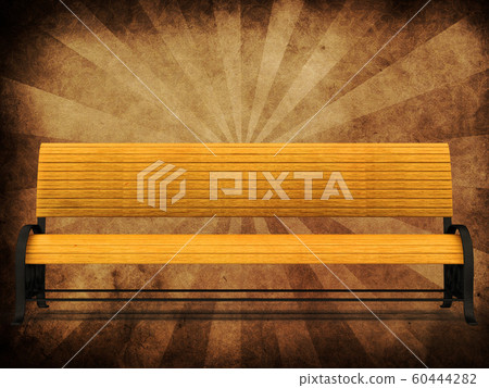 Park bench on grunge background Park bench on grunge background 60444282