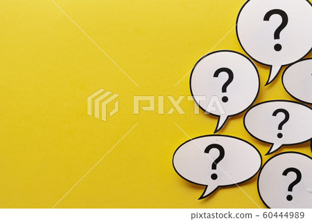 Border of question marks in speech bubbles Border of question marks in speech bubbles 60444989