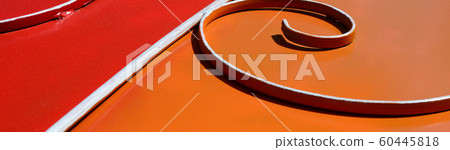 Metal texture of a piece of colored wall with a Metal texture of a piece of colored wall with a 60445818