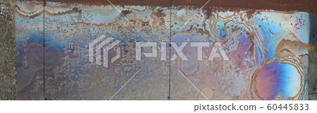 Abstract corrosion texture on the copper plated Abstract corrosion texture on the copper plated 60445833