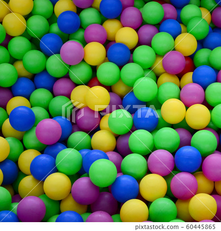 Swimming pool for fun and jumping in colored Swimming pool for fun and jumping in colored 60445865