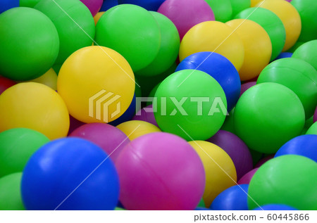 Swimming pool for fun and jumping in colored Swimming pool for fun and jumping in colored 60445866