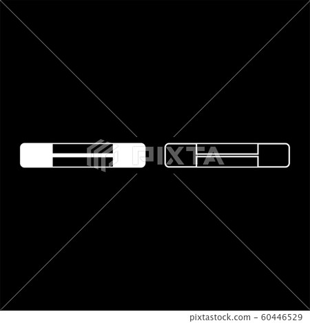 Electric fuse circuit symbols Overload protection - Stock Illustration ...
