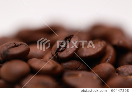 Coffee beans (red beans small grains roasted food and beverage drink drink blend caffeine copy space) 60447298