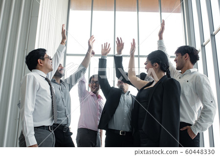 Success of team of Asian people and foreigners at Success of team of Asian people and foreigners at 60448330