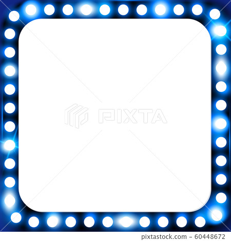 Shiny led lights banner, retro style neon 60448672