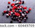 Frozen currants and blueberries. 60449709