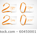 New Year 2020 Vector Illustration 60450001