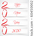 New Year 2020 Vector Illustration 60450002