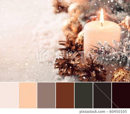 Color matching palette from Beige snow Christmas 60450105