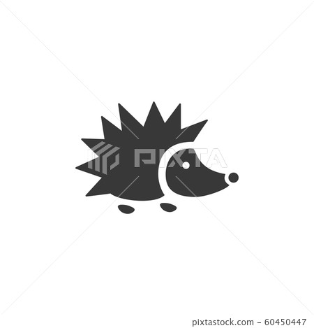 Hedgehog. Isolated Icon. Animal Vector - Stock Illustration [60450447 ...