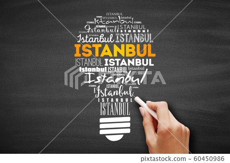 Istanbul light bulb word cloud Istanbul light bulb word cloud 60450986
