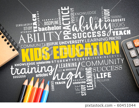 Kids Education word cloud collage Kids Education word cloud collage 60451044