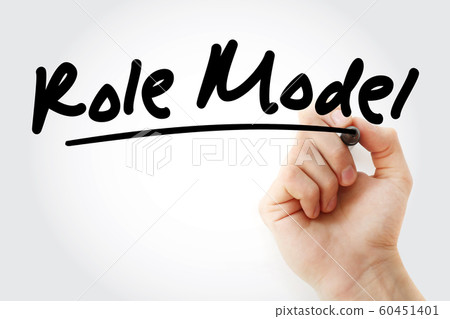 Hand writing role model with marker Hand writing role model with marker 60451401