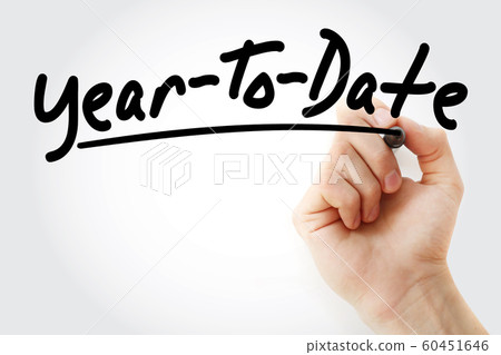 YTD - Year To Date acronym 60451646