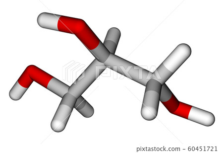 Glycerol sticks molecular model Glycerol sticks molecular model 60451721