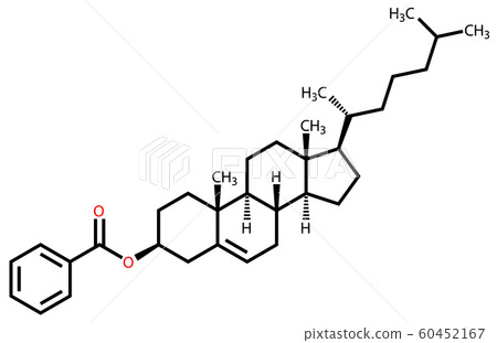Cholesteryl benzoate, a liquid crystal molecule 60452167