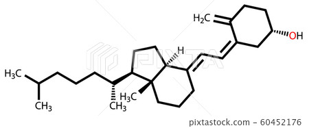 Vitamin D3 structural formula 60452176