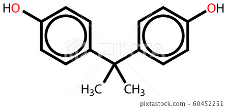Bisphenol A structural formula Bisphenol A structural formula 60452251