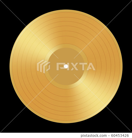 golden color LP vinyl with detailed tracks on golden color LP vinyl with detailed tracks on 60453426