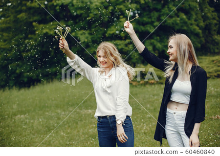Girls in a park 60460840