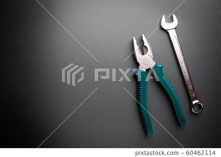 Set of tools over black 60462114
