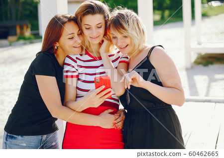 Girls on a beach 60462665